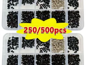 250/500pcs/box computer small mini screw set M2 M2.5 M3 carbon steel computer notebook laptop screws kit