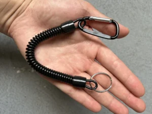 1PC Tactical Retractable Spring Elastic Rope Security Gear Tool Hiking Camping Anti-lost Phone Keychain Fishing Lanyards Outdoor