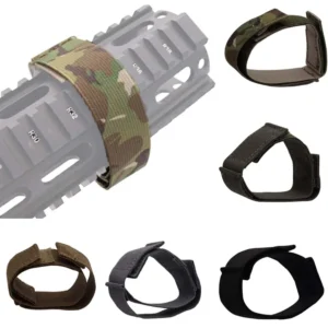 Fwoyonze Elastic Magnetic Retaining Strap Rifle Hunting Airsoft Gear Cable Storage Organizer Strap Hiking Outdoor Accessories