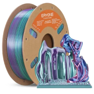 ERYONE 3KG Hyper Speed Silk Quadrupl Color PLA Premium Filament 3D Print MaxSpeed 500mm/s 1.75mm Coextrusion PLA Shiny,1kg/spool