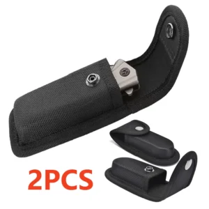Tactical Knife Sheath Knife Pouch Fold Knife Plier Bag Pouch Case Nylon Belt Loop Pocket Carry Storage Waist Pack Storage Bag