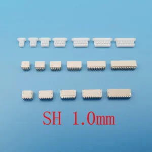 50Pcs JST SH1.0 1.0mm Pitch Male / Female Plastic Housing Connector 2/3/4/5/6/7/8/9/10 Pin Vertical/Horizontal Type Socket Shell