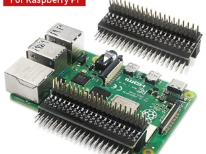Raspberry Pi 40 Pin GPIO Extension Header Double Row Right Angle GPIO Edge Extension Connector for Pi 4B 3B+ 3B Zero 2 W