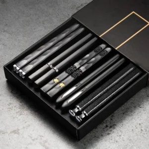 5Pairs High Quality Japanese Non-Slip Chopsticks Korean Home Hotel Restaurant Portable Healthy Food Stick For Sushi Chopsticks