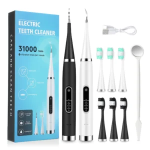 Electric Teeth Cleaner Dental Scaler Waterproof Oral Care Plaque Spatula Removes Tartar Dental Scraper Dental Instrument
