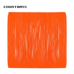 Countbass Fishing Lure Silicone Skirt Layers,Silicone Skirt Material for Tackle Craft, DIY Spinner, Rubber Jigs, Buzzbait