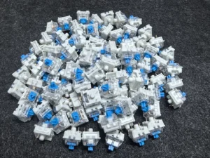 20-100pc Mechanical Keyboard Switches Blue Red Brown Switch Customizable Hot-Swappable 3 Pins Cross Stem for Mechanical Keyboard