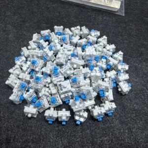 20-100pc Mechanical Keyboard Switches Blue Red Brown Switch Customizable Hot-Swappable 3 Pins Cross Stem for Mechanical Keyboard