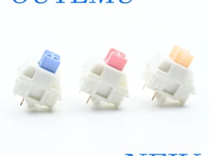 Outemu Switches Lubed Mechanical Keyboard Switch 5Pin Silent Tactile Linear Cream Blue Pink Yellow Custom Gaming RGB MX Switches
