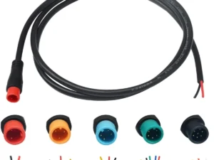 LED Power Signal Line 2/3/4/5/6Pin M8 Signal Connector Cable Male Female Waterproof Connector Outdoor Ebike Plug Wire Cable