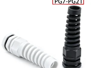 5PCS Waterproof Cable Gland PG7 Plastic Anti-Bending Joint M12 Nylon PA66 Torsion-proof Glands PG9/11/13.5/16/19/21 Connector