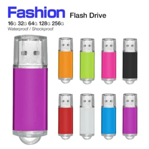 High Speed Colorful Usb Flash Drive 2.0 Metal Pendrive 32gb 16gb 1gb 64gb Pen Drive Memoria Usb Photography Gifts Memory Disk
