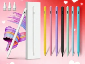 Universal Fast Charge Touch Screen Stylus for Tablets & Phones, High Precision Stylus with Palm Rejection and Tilt Sensitivity, Widely Compatible with iOS, Android and Windows Devices
