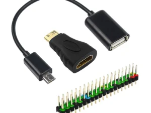 Raspberry Pi Zero USB OTG Adapter & Mini HDMI-compatible Converter & 40Pin GPIO Header for BPI-M2/M4 Zero Orange Pi Zero 2W