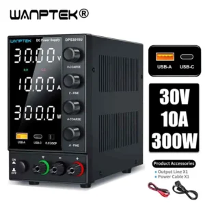 Adjustable DC Power Supply 30V 5A 10A 60V 120V 3A Laboratory Bench Power Source Switching Stabilized LCD Power Supply Regulator