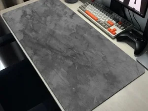 Large size table mat HD printing anti-slip design xxl desktop keyboard table mat gray series game mouse pad lock edge