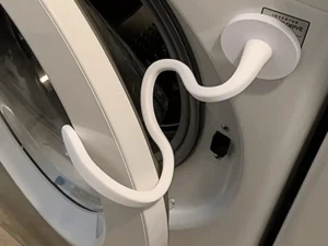 Magnetic Washer Door Prop-Stabilizer for Front Load Machines-Easy-Install, Flex Design-Fits Most Washers & RV Laundry Doors