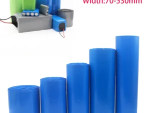 1Meter PVC Of 18650 Battery Packs Cable Sleeve Multi Size Heat Shrink Tube Blue Shrink Insulated Shrink Tubing For Production