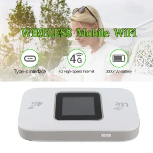 4G LTE WiFi Modem Hotspot Professional 300Mbps High Speed Color Screen 4G Mobile WiFi Router for Mobile Phone Laptop Tablet