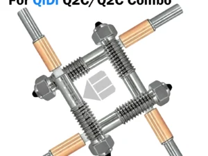 Q2 Nozzle For QiDi Q2 Combo Bimetallic Hotend Nozzles QIDI Q2C Hardeness Steel Nozzle Ceramic Insulation Integrated Durable
