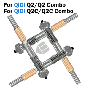 Q2 Nozzle For QiDi Q2 Combo Bimetallic Hotend Nozzles QIDI Q2C Hardeness Steel Nozzle Ceramic Insulation Integrated Durable