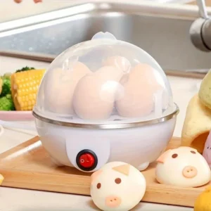 Multifunctional Electric Egg Cooker Automatic Egg Boiler 7 Eggs Mini Egg Cooker Kitchen Breakfast Machine Mini Egg Boiler