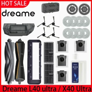 Dreame L40 Ultra / X40 Ultra/MOVA P50 Pro Ultra /P10 Pro Ultra Spare Parts Accessories Main Side Brush Filter Mop Cloth Dust