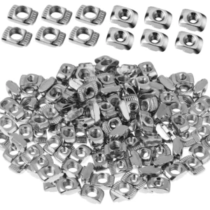 50Pcs M5 M4 M3 for 20 Series Slot T-nut Sliding T Nut Hammer Drop In Nut Fasten Connector 2020 EU Aluminum Extrusion Profile