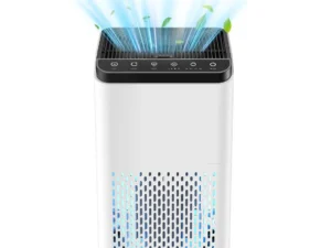 Air Purifiers For Home Large Rooms, True HEPA AP001 For Bedroom Up To 60 Square Meter, 3 In 1 Filters, Air Quality Monitor