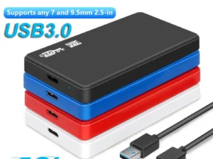 USB 3.0 HDD Enclosure 2.5" SATA HDD SSD External Hard Drive Case 5Gbps High Speed External Hard Drive Disk Box for PC Laptop PS5