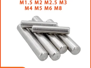 M1.5 M2 M2.5 M3 M4 M5 M6 M8 Cylindrical Locating Dowel Pin 304 Stainless Steel Metal Fixing Shaft Lock Pins Round Bar Solid Rod