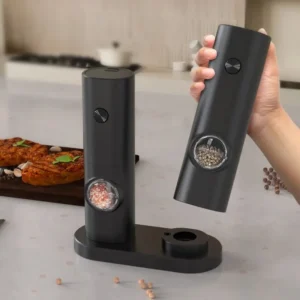 Electric Automatic Mill Pepper And Salt Grinder With LED Light Adjustable Coarseness Partner Manufacturers