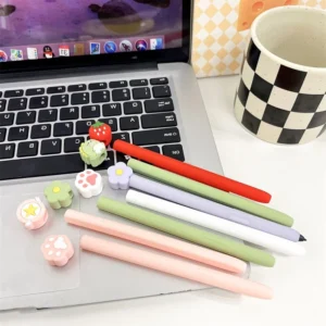 Pen Case for Samsung Galaxy Tab S11 Ultra S10 S9 S8 S7 S6 Lite Cartoon Cute Tablet Stylus Protective Cover Silicone Shockproof