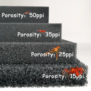 Aquarium Accessories Biochemical Cotton Filter Fish Tank Pond Foam Sponge Filter Black 15 25 35 50PPI Used For Aquariums