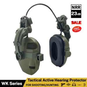 Outdoor Shooting Earmuffs Tactical Airsoft Headset Electronic Hearing Protector Active Noise Reduction Hunting Headphone