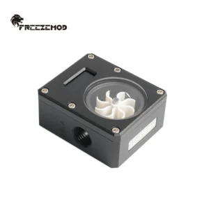 FREEZEMOD Flowmeter Temperature Display POM Thermometer Flow Cuboid Sensor VA LCD Screen Smart Gamer PC Watercooling MOD WDXS-T4
