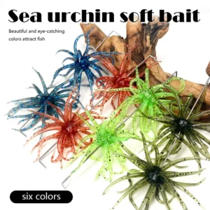 NEW Fishing Lure Sea Urchin Lures for Bream Sea Bass Mandarin Fishing Premium TPR Superior Tear Resistance Versatile Angling