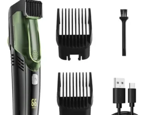 Tinsol Cordless Electric Hair Trimmer Professional Hair Cutting Multifun ctional Men Razor Built-in Vacuum Clipper Rechargeable