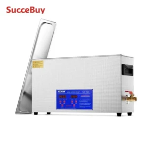 SucceBuy 10L Ultrasonic Cleaner 300W 40kHz Professional Ultrasound Cleaning Machine with Timer & Heater for Gun Automotive Parts