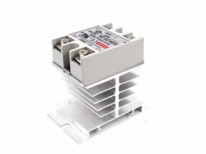 Mini Single Phase Solid State Relay SSR Aluminum Heat Sink Dissipation Radiator Newest Rail Mount For 10A-40A Relay