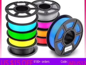 SUNLU PLA 1.75MM PLAPLUS 1KG 3D Printer Filament Arranged Neatly No Knots Non-Toxtic Biodegradable Vacuum Packaging