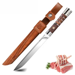1/2/3-piece meat cutting knife set -M390 stainless steel 62HRC ultra-sharp blades suitable for cutting fruits and removing bones