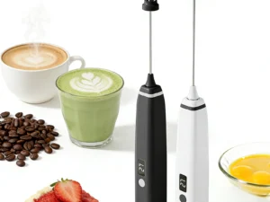 Cordless Handheld Milk Frother for Camping Coffee Frother Rechargeable Electric Egg Whisk Drink Mixer Foam Maker