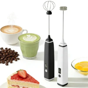 Cordless Handheld Milk Frother for Camping Coffee Frother Rechargeable Electric Egg Whisk Drink Mixer Foam Maker