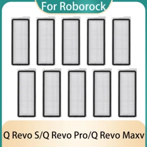 Filter for Roborock Q Revo Pro, Q Revo S, Q Revo Maxv, Q Revo Plus Robot Vacuum Cleaner Replacement Accessories HEPA Filters