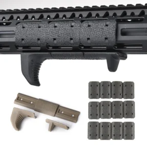 Tactical Nylon Plastic Cover Kit KeyMod M-LOK Rail Compatible with AEG GBB Airsoft Accessories for AR15 M4 HK 416 ACR Toy Gun