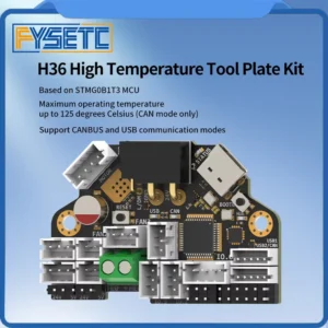 FYSETC H36 v1.3 Combo High Temperature Resistance Klipper Canbus Tool Board Compatible NEMA14/36mm Motor Onboard TMC2209