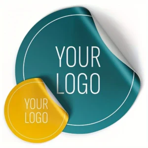 Customized Stickers for Weddings, Birthdays, Baptisms - Personalized Event Decor, Durable Waterproof Vinyl, Bulk Party Supplies