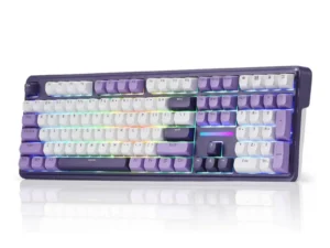 Redragon K745 PRO Wireless Gasket RGB 108 Keys Mechanical Gaming Keyboardw/Extra 4 Hotkeys, Hot-Swap Socket