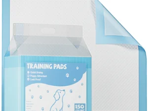JHK 150 Count 22' X 22' Super Absorbency Disposable Underpads Leakproof Quick Drying Disposable Pads for Dogs Puppy Cat Pee Pads